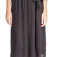 Michael Kors Women's Cheetah Jacquard Midi Wrap Dress Black Size Medium
