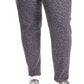 Michael Kors Women's Animal Print Skinny Jeans Black Size 14W