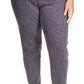 Michael Kors Women's Animal Print Skinny Jeans Black Size Petite Small