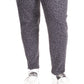 Michael Kors Women's Animal Print Skinny Jeans Black Size Petite Small