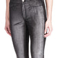 Michael Kors Women's Studded Velvet Leggings Gray Size Medium