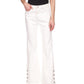 Michael Kors Women's Selma Shaneck Flare Denim Jeans White Size 14