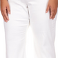 Michael Kors Women's Selma Button Hem Jeans White Size 14W