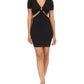 Michael Kors Women's Eco O Ring Mini Dress Black Size X-Large