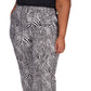 Michael Kors Women's Zebra Linen Cargo Pants Black Size 2X