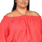 Michael Kors Women's Smocked Long Sleeve Blouson Top Pink Size 3X