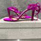 Jimmy Choo Women's Strappy High Heel Sandals Pink Size 8