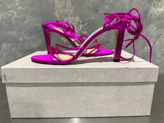 Jimmy Choo Women's Strappy High Heel Sandals Pink Size 8