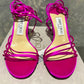 Jimmy Choo Women's Strappy High Heel Sandals Pink Size 8