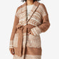 Lucky Brand Women's Fair Isle Sweater Brown Size Small