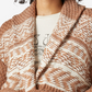 Lucky Brand Women's Fair Isle Sweater Brown Size Small