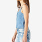 Lucky Brand Women's Waffle Henley Tank Blue Size XX-Large