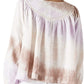 Lucky Brand Women's Embroidered Peasant Blouse Purple Size Medium