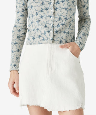 Lucky Brand Women's Pointelle Cardigan Top Blue Size Large