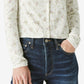 Lucky Brand Women's Pointelle Cardigan Top White Size X-Large
