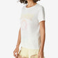 Lucky Brand Women's Bad Moon Rising Graphic Tee White Size X-Small