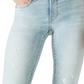 Lucky Brand Women's Mid Rise Ripped Skinny Jeans Blue Size 27X27