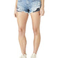 Lucky Brand Women's Ripped Cutoff Denim Shorts Blue Size 28