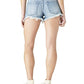 Lucky Brand Women's Ripped Cutoff Denim Shorts Blue Size 28