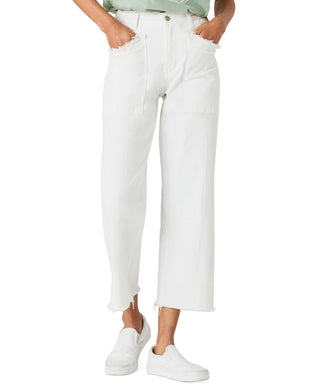 Lucky Brand Women's Legend High Rise Wide Leg Jeans White Size 25