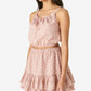 Lucky Brand Women's Floral Print Cotton Cropped Camisole Pink Size X-Large