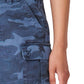 Lucky Brand Women's Frayed Hem Cotton Utility Shorts Blue Size 32