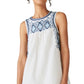 Lucky Brand Women's Embroidered Cotton & Linen Shift Minidress White Size X-Small