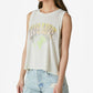 Lucky Brand Women's Give Love Muscle Tank Top White Size Medium