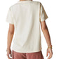 Lucky Brand Women's Hendrix Axis Cover T-Shirt Beige