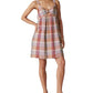 Lucky Brand Women's Sleeveless Cutout Babydoll Dress Pink Size XX-Large