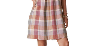 Lucky Brand Women's Sleeveless Cutout Babydoll Dress Pink Size XX-Large