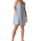 Lucky Brand Women's Sleeveless Cutout Babydoll Dress Blue Size X-Large