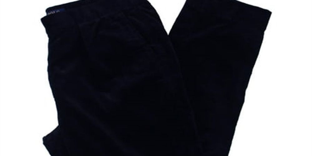 Ralph Lauren Men's Corduroy Drawstring Trouser Pants Blue Size 32X32