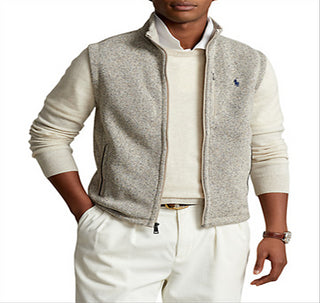 Polo Ralph Lauren Men's Fleece Sweater Vest Gray Size XX-Large