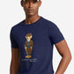 Ralph Lauren Men's Classic Fit Polo Bear T-Shirt Blue Size Small