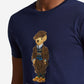Ralph Lauren Men's Classic Fit Polo Bear T-Shirt Blue Size Small