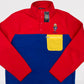 Ralph Lauren Men's Polar Bear Colorblolck Quarter Snap Fleece Pullover Red Size Large
