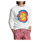 Ralph Lauren Men's Logo Tie Dye Print Fleece Sweatshirt White Size Large