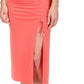 Michael Kors Women's Ruched One Shoulder Chain Top Red