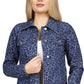 Michael Kors Women's Cotton Denim Jacket Blue Size Medium