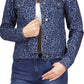Michael Kors Women's Cotton Denim Jacket Blue Size Medium