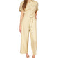 Michael Kors Women's Utility Jumpsuit Brown Size Petite Medium