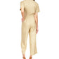 Michael Kors Women's Utility Jumpsuit Brown Size Petite Medium