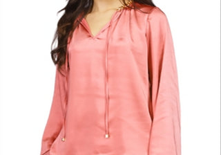 Michael Kors Bell Sleeve Chain Neck Top