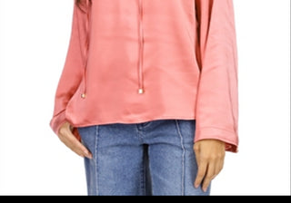 Michael Kors Bell Sleeve Chain Neck Top