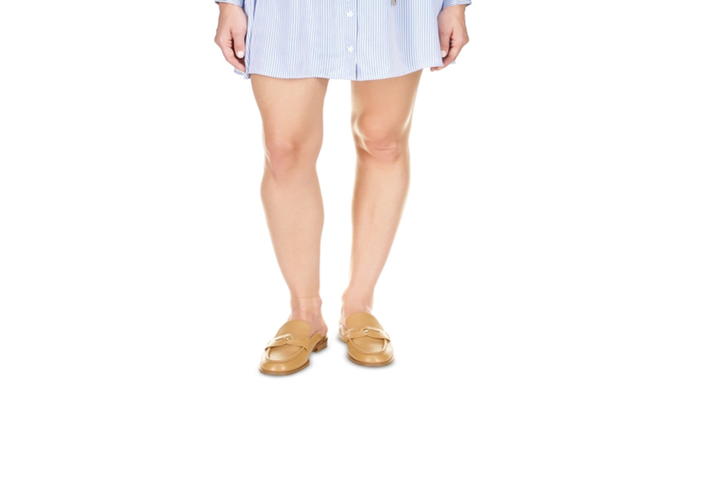 Michael Kors Pinstriped Satin Shirt Dress Blue