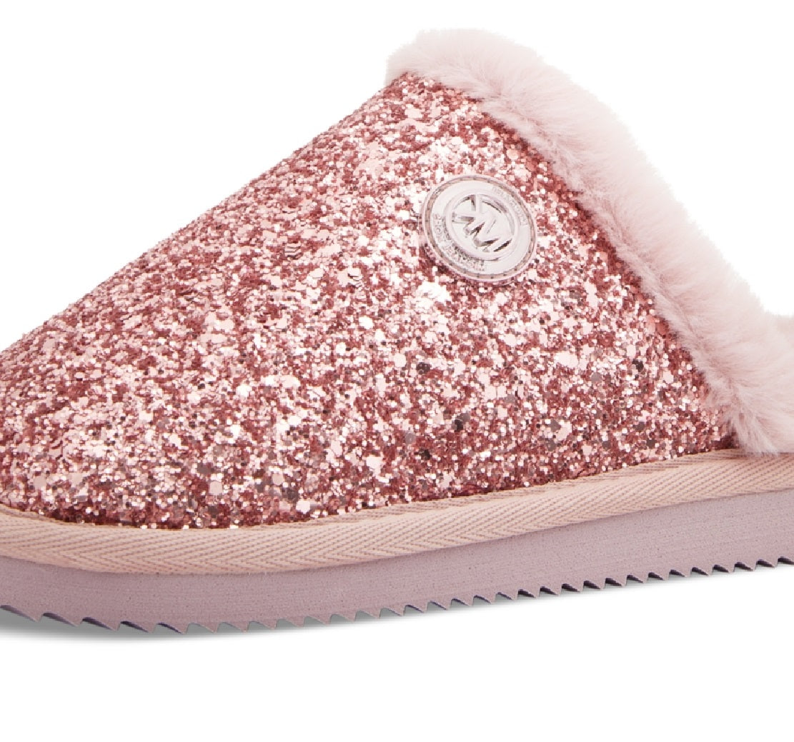Michael Kors Women's Janis Slip On Mule Slippers Pink Size 9