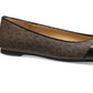 Michael Kors Women's Jilly Ballet Flat Brown Size 11