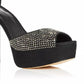 Michael Kors Women's Peep Toe Ankle Strap Sandals Black Size 7