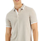 Michael Kors Men's Greenwich Polo Shirt Beige Size Medium